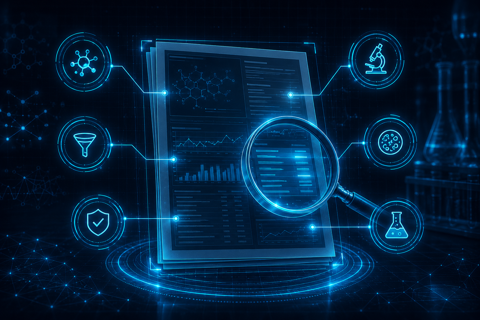 COA verification and laboratory analysis interface